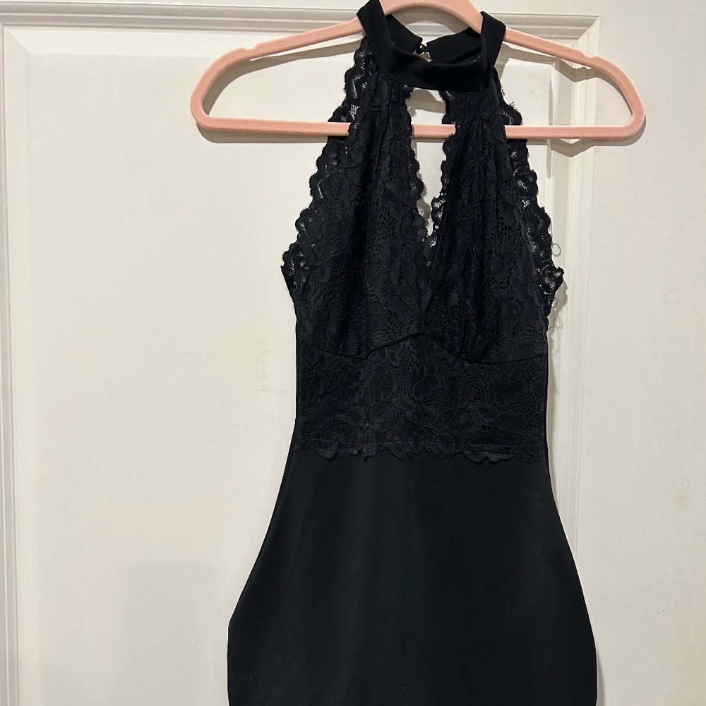 Lace little black dress